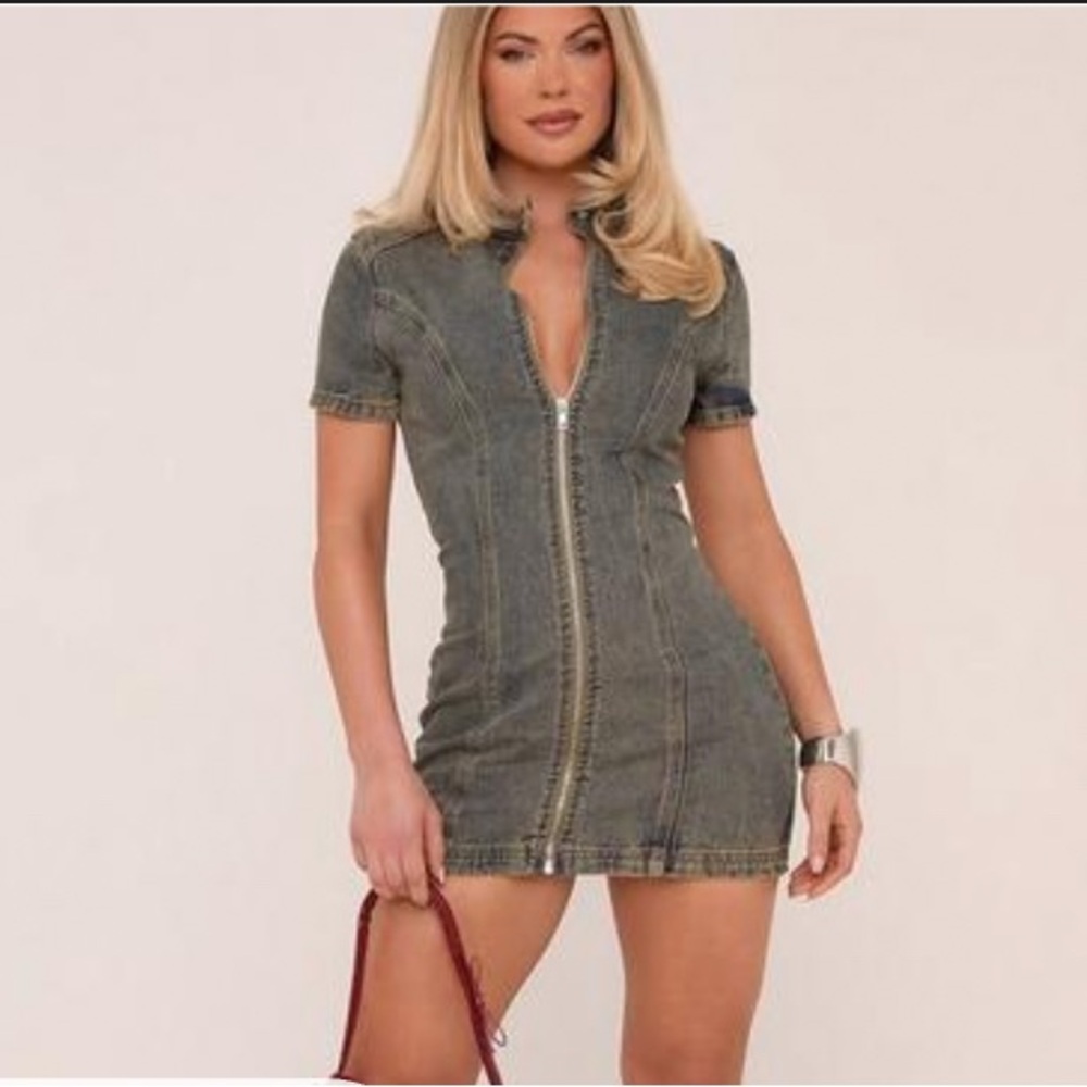 Stylish Denim Mini Dress